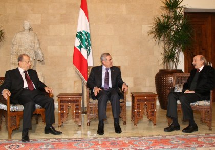 suleiman c aoun L Jumblatt R