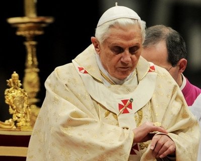 pope benedict xvi scary. Pope Benedict XVI 122409