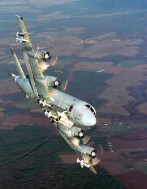 Lockhead P-3 Orion aircraft and the USS Ramage are aiding in the search for the victims and recorders 