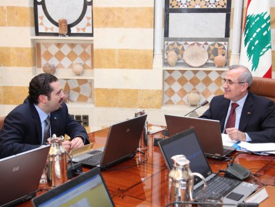 cabinet meeting suleiman ( R) Hariri (L) cabinet meeting suleiman ( R) Hariri (L)