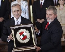 Suleiman in brazil w President Luiz Inacio Lula da Silva Suleiman in brazil w President Luiz Inacio Lula da Silva