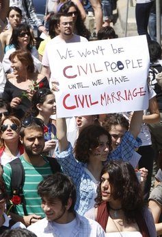 Mideast Lebanon Secular March Mideast Lebanon Secular March