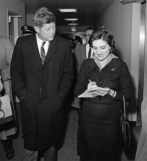 Helen Thomas JF Kennedy