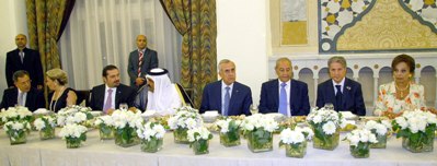 summit lebanon hariri qatar emir dinner