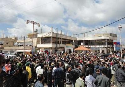 anti assad protest 3-25 dael region