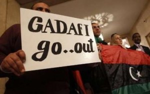 arab league protests gaddafi quit