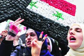anti assad protest UK
