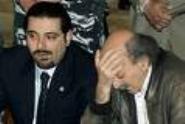 Jumblatt Hariri - touched