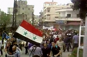 anti assad protest 0718 homs