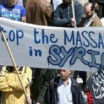 anti assad poster stop massacres