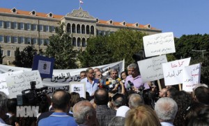 lebanon teachers protest
