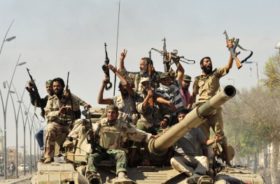 libyans celebrate gaddafi's death