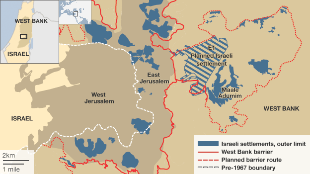 Jewish settlements on the West Bank are one of the sticking points